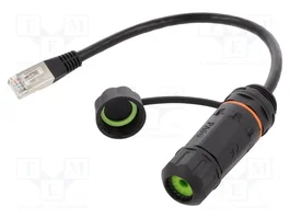 DeLOCK Cable Ethernet Cat.6a RJ45 Macho a Hembra IP68 25 cm