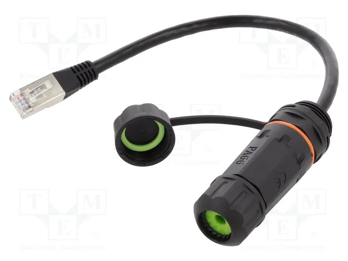 DeLOCK Cable Ethernet Cat.6a RJ45 Macho a Hembra IP68 25 cm DeLOCK Cable Ethernet Cat.6a RJ45 Macho a Hembra IP68 25 cm