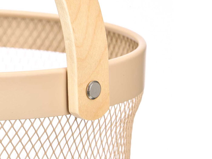 Kinvara Cesta Redonda de Bambú y Hierro Beige 28x20x27 cm (Set de 12) Kinvara Cesta Redonda de Bambú y Hierro Beige 28x20x27 cm (Set de 12)