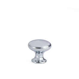 HERRAJES ALK Parma Pomo Zamak Cromo Diámetro 21 mm