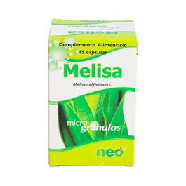 NEO Melisa Microgranulos 45 Cápsulas