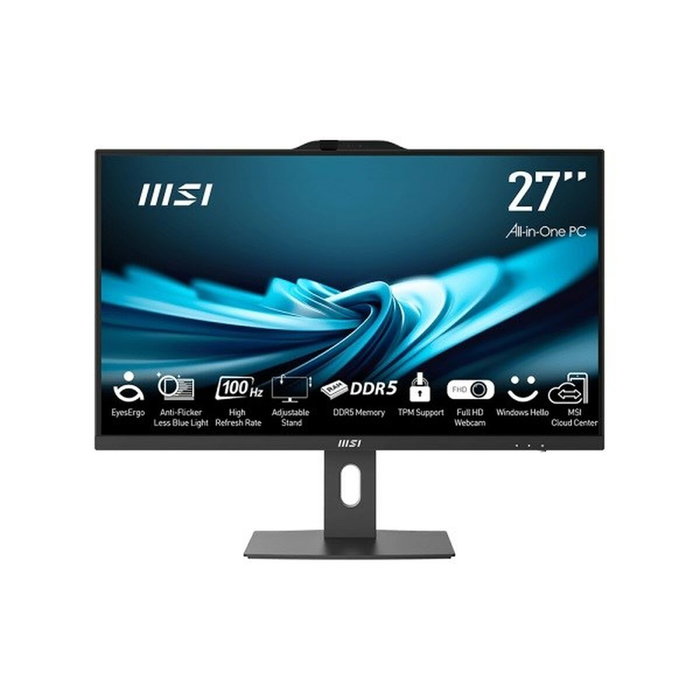 MSI Modern AM272P 1M-845EU All in One de 27 pulg, Intel Core 7, 16GB RAM, 1TB SSD, Negro
