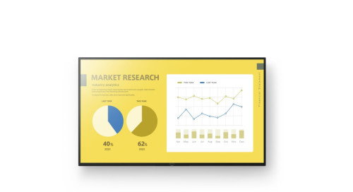 Sony FW-50EZ20L Pantalla de Señalización Digital 127 cm (50") LED 4K Ultra HD Android WiFi, Brillo 350 cd/m², Funcionamiento 16/7