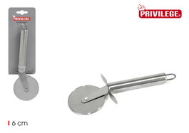 Wooow Cortapizza Profesional con Mango de Acero, Ancho de Hoja 6 cm, Largo Total 19.5 cm (36 Unidades)