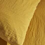 Today Juego de cama 123333 1 persona 140x200 cm Gasa de algodón lisa Ocre