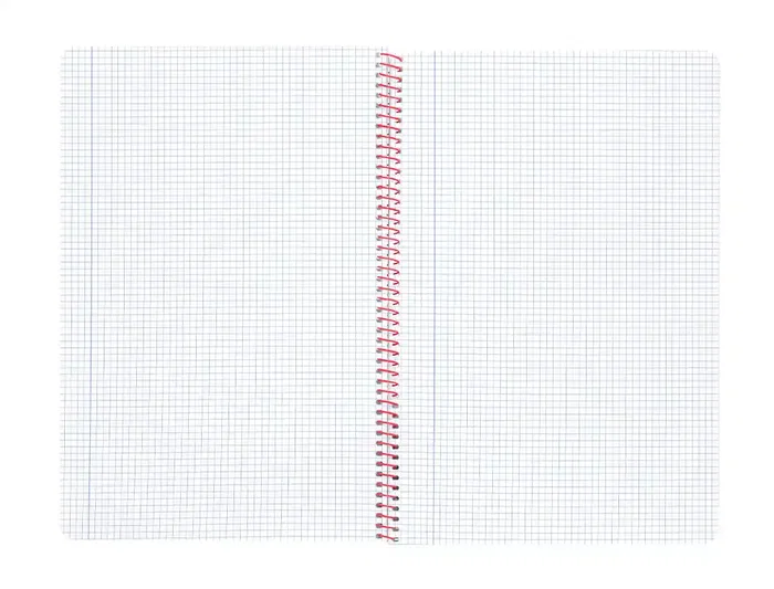 Liderpapel Cuaderno Espiral A4 Wonder Tapa Plástico 80 Hojas 90gr Cuadro 4mm Margen Naranja