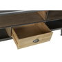Mueble de TV DKD Home Decor 140 x 41 x 57 cm Abeto Natural Metal Gris claro