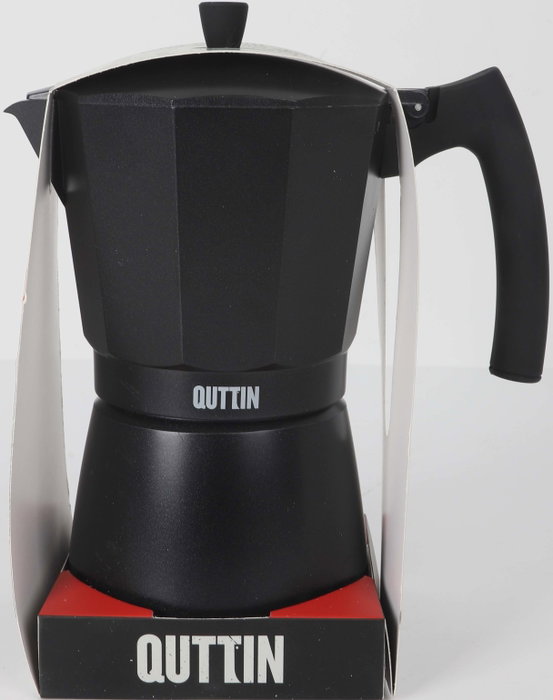 Quttin Cafetera 12 Servicios Inducción Darkblack (6 Unidades)