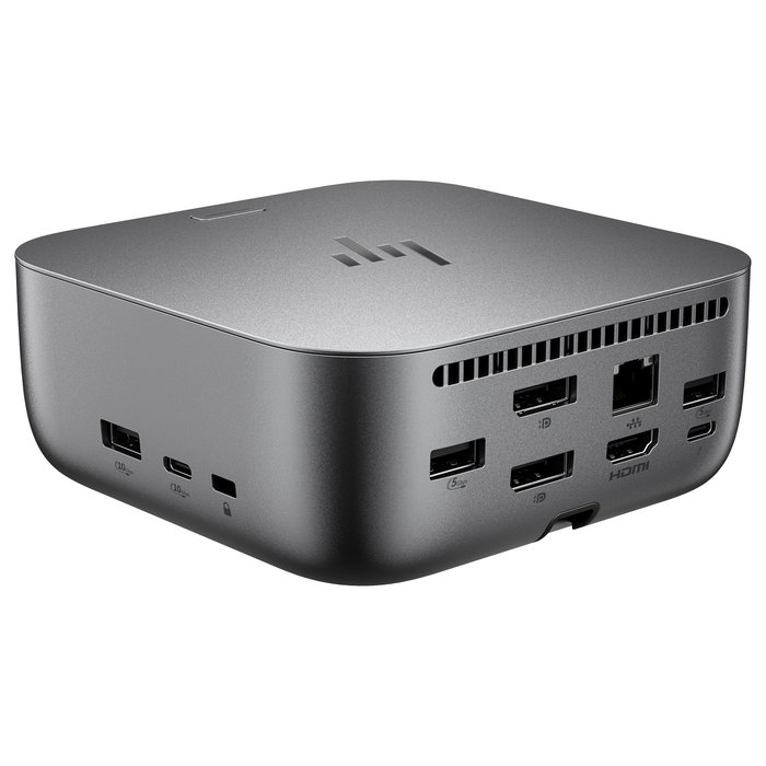 HP G6 Dock Thunderbolt 4 TBT4 - Hub con 100W Carga, HDMI, RJ-45 Ethernet, 2x USB-C, 2x DisplayPort, 3x USB-A, Enchufe UK