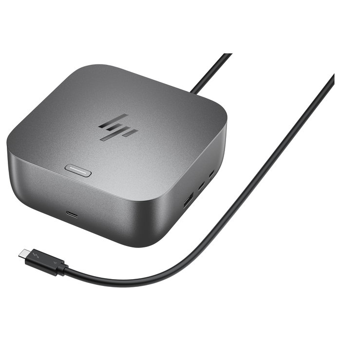 HP G6 Dock Thunderbolt 4 TBT4 - Hub con 100W Carga, HDMI, RJ-45 Ethernet, 2x USB-C, 2x DisplayPort, 3x USB-A, Enchufe UK