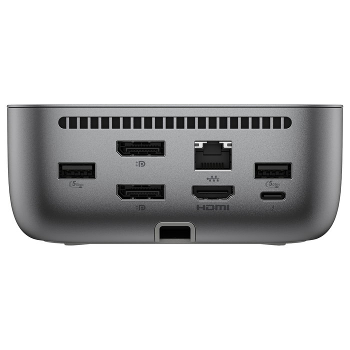 HP G6 Dock Thunderbolt 4 TBT4 - Hub con 100W Carga, HDMI, RJ-45 Ethernet, 2x USB-C, 2x DisplayPort, 3x USB-A, Enchufe UK
