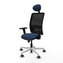 PIQUERAS Y CRESPO Silla de oficina Zulema Azul marino y Negro
