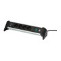 Brennenstuhl ALU-Office-Line 4 salidas AC con USB, 1,8 m