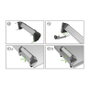 Brennenstuhl ALU-Office-Line 4 salidas AC con USB, 1,8 m