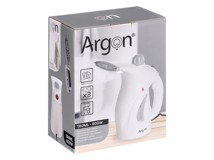 Argon Plancha de Vapor Asa Gris 160 ml 19x22x11 cm (Set de 6)
