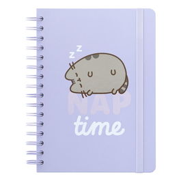 ERIK Cuaderno A5 Moments Pusheen Tapa Dura Con Bolsillo Interior Y Goma Elástica