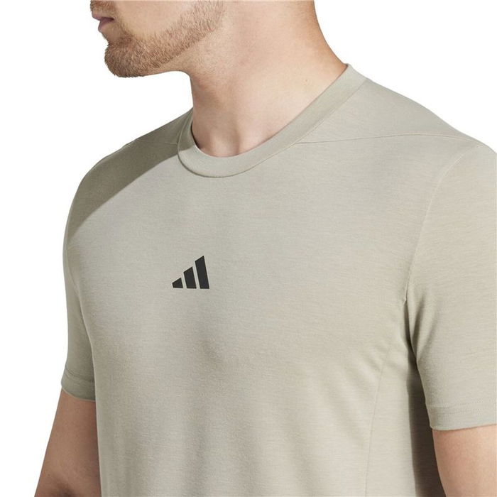 Camiseta de Manga Corta Hombre Adidas Essentials D4T Gris