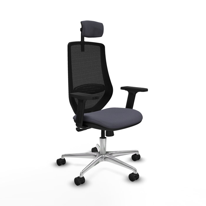 PIQUERAS Y CRESPO Silla de oficina Mardos con mecanismo Sincro en Gris oscuro y Negro PIQUERAS Y CRESPO Silla de oficina Mardos con mecanismo Sincro en Gris oscuro y Negro