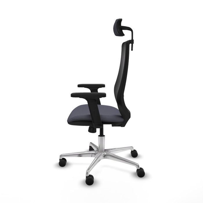 PIQUERAS Y CRESPO Silla de oficina Mardos con mecanismo Sincro en Gris oscuro y Negro PIQUERAS Y CRESPO Silla de oficina Mardos con mecanismo Sincro en Gris oscuro y Negro