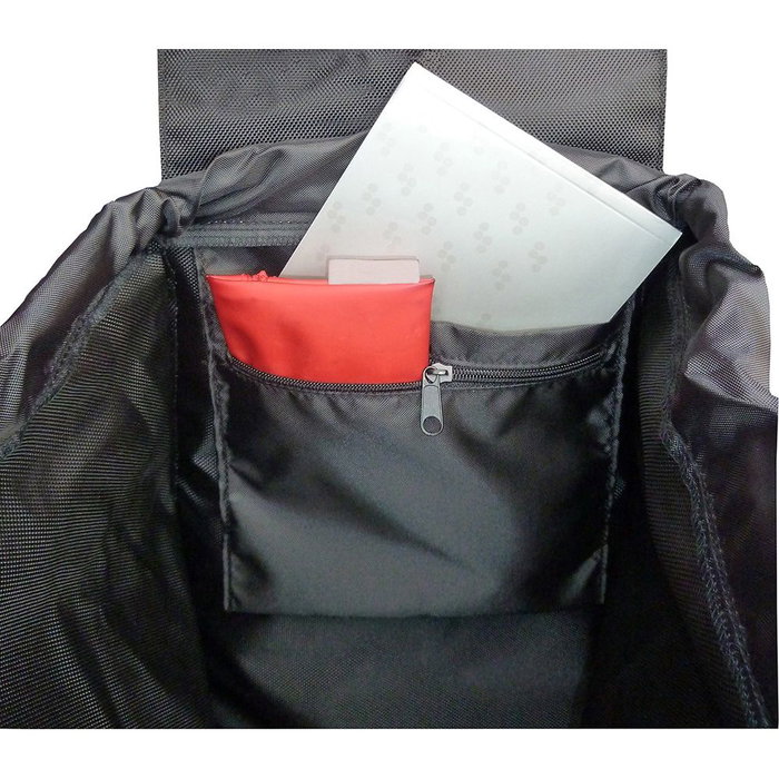 Rolser MF6 Carro de la Compra con 6 Ruedas de Aluminio, Bolsa Tipo Mochila 43L, Carga 50kg, Color Marengo