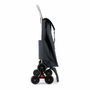 Rolser MF6 Carro de la Compra con 6 Ruedas de Aluminio, Bolsa Tipo Mochila 43L, Color Marengo