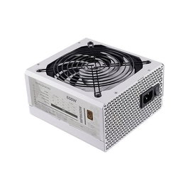 Mars Gaming MPB650 Fuente de Alimentación ATX 650W 80 PLUS Bronze, No Modular, Ventilador 140mm FDB, Color Blanco
