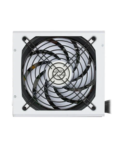 Mars Gaming MPB650W Fuente de Alimentación ATX 650W 80 Plus Bronze, Ventilador AI-RPM 140mm FDB Silencioso (10dB), Cableado Plano, 6 Años Garantía, 24-pin ATX, 2x PCIe 6+2, 5x SATA