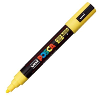 Posca Marcador PC-5M Punta Bala 1,8-2,5 mm Amarillo Pajizo