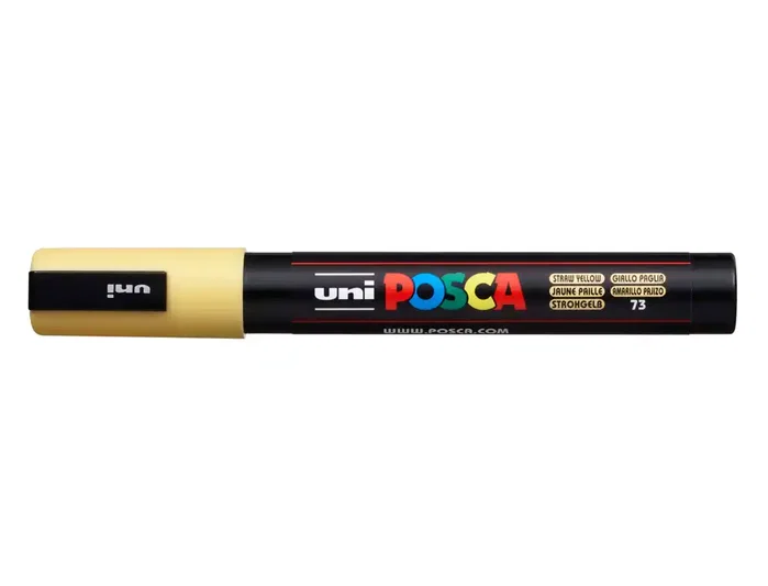 Posca Marcador PC-5M Punta Bala 1,8-2,5 mm Amarillo Pajizo Posca Marcador PC-5M Punta Bala 1,8-2,5 mm Amarillo Pajizo