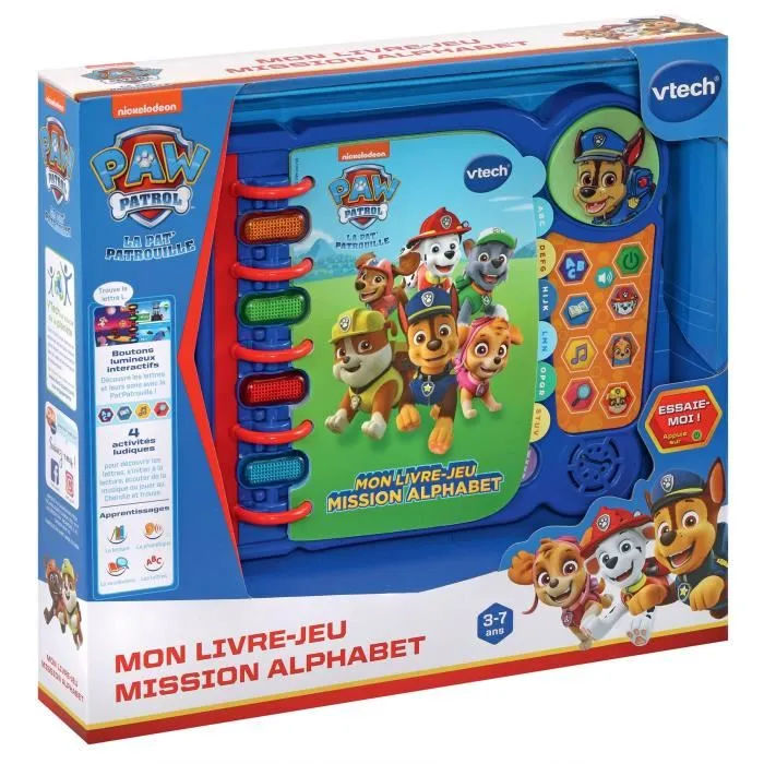 Vtech VT3417766181053 Juego Del Alfabeto de Mi Misión - Paw Patrol - Idioma Francés Vtech VT3417766181053 Juego Del Alfabeto de Mi Misión - Paw Patrol - Idioma Francés