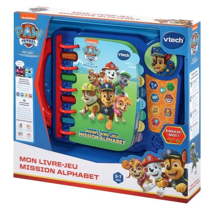Vtech VT3417766181053 Juego Del Alfabeto de Mi Misión - Paw Patrol - Idioma Francés Vtech VT3417766181053 Juego Del Alfabeto de Mi Misión - Paw Patrol - Idioma Francés
