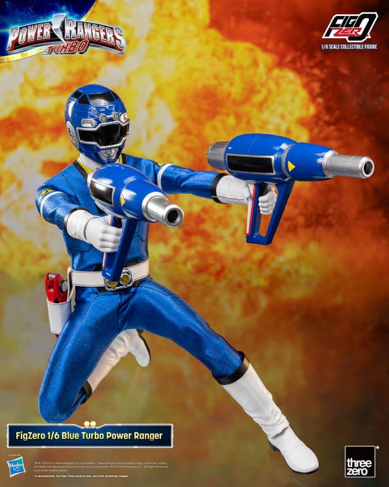 Power Rangers Turbo Figura FigZero 1/6 Blue Turbo Power Ranger 30 cm