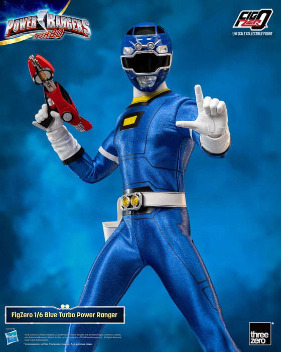 Power Rangers Turbo Figura FigZero 1/6 Blue Turbo Power Ranger 30 cm