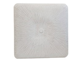 DKD Home Decor Decoración de Pared 3D Blanco 120x120x5 cm