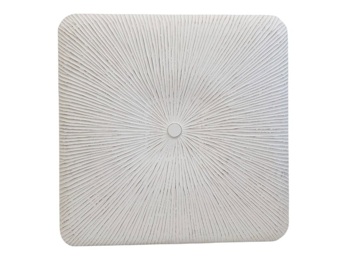DKD Home Decor Decoración de Pared 3D Blanco 120x120x5 cm DKD Home Decor Decoración de Pared 3D Blanco 120x120x5 cm