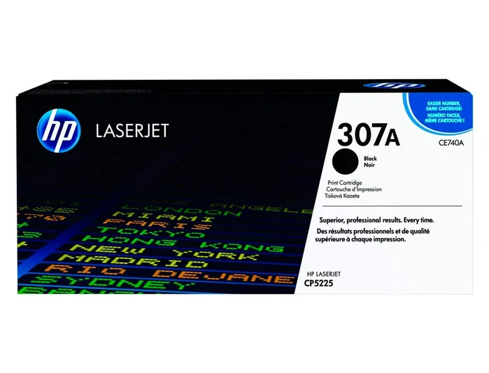 HP Cartucho de tóner 307A CE740A Negro