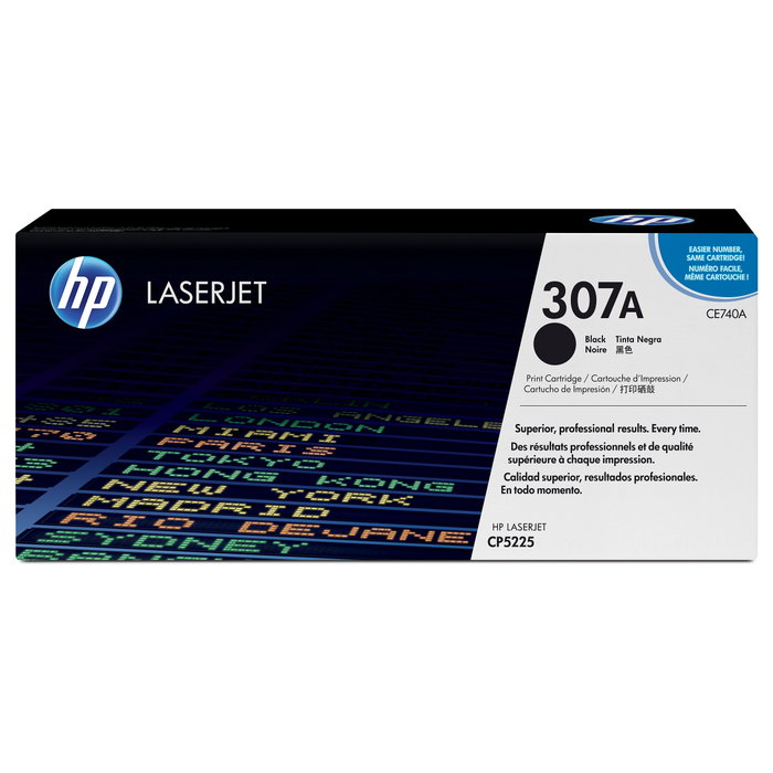 HP Cartucho de tóner 307A CE740A Negro