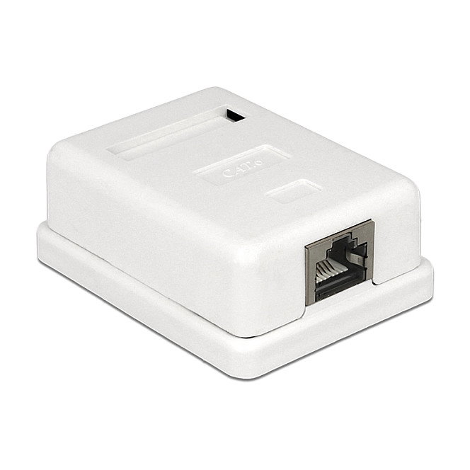 DeLOCK 86169 Toma de red 1 puerto Cat.6 RJ-45 Blanco DeLOCK 86169 Toma de red 1 puerto Cat.6 RJ-45 Blanco