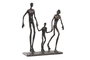 DKD Home Decor Figura Resina Familia Cobrizo 26x12x32,5 cm