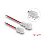 DeLOCK 90869 Cable de extensión para ventilador de 2 pines, 30 cm