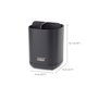 Joseph Joseph EasyStore Portacepillos Negro Mate