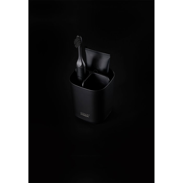 Joseph Joseph EasyStore Portacepillos Negro Mate