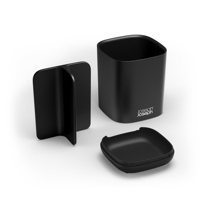 Joseph Joseph EasyStore Portacepillos Negro Mate