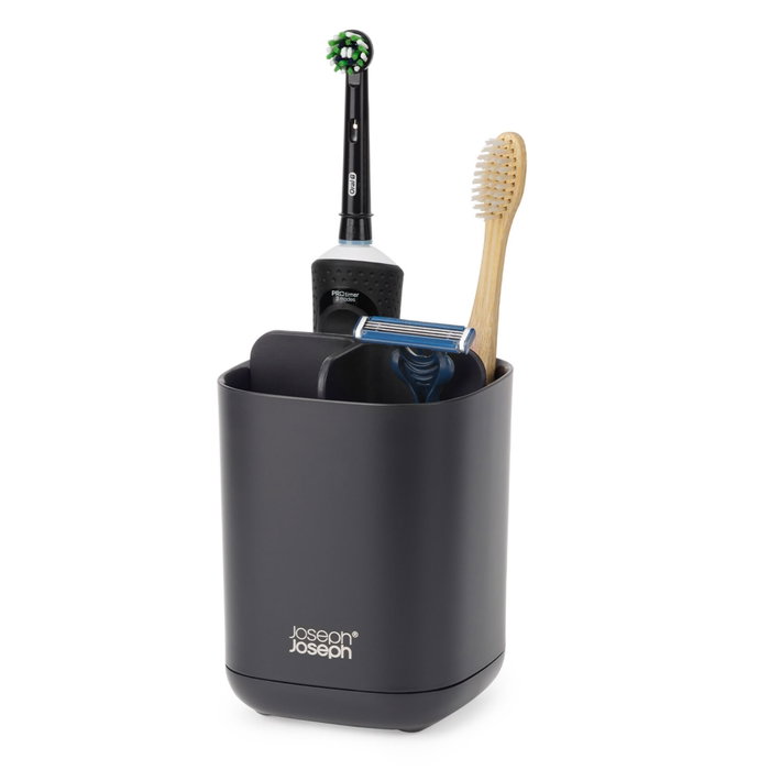 Joseph Joseph EasyStore Portacepillos Negro Mate