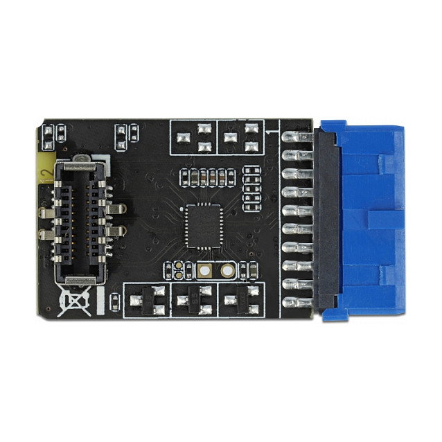 DeLOCK Adaptador USB 3.2 Gen 1 de cabezal de pines hembra a interno Key A hembra