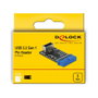 DeLOCK Adaptador USB 3.2 Gen 1 de cabezal de pines hembra a interno Key A hembra
