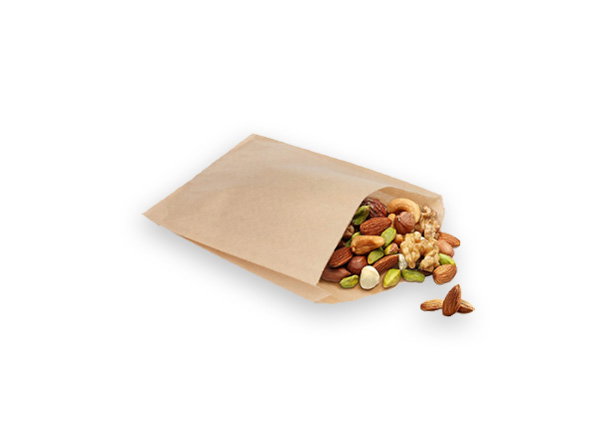 Algon Bolsas Kraft para Alimentos Reutilizables, 30 Unidades, 10x15 cm (36 Unidades)