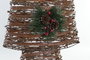 DKD Home Decor Árbol de Navidad Natural Cobrizo Ratán LED 100x32x18 cm