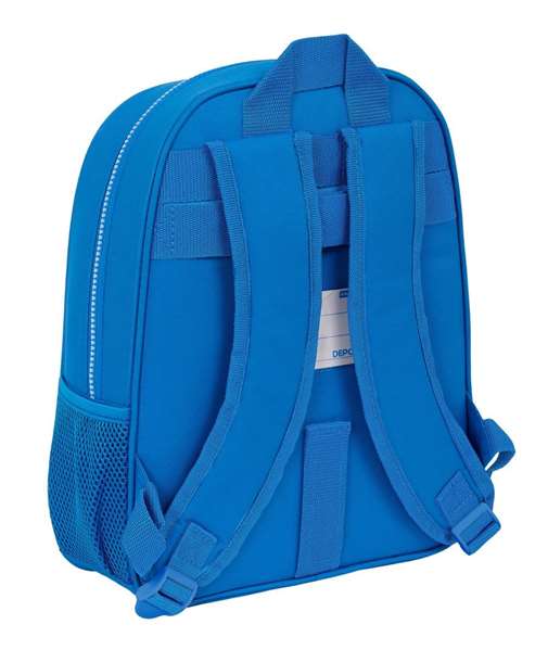 Mochila Escolar R. C. Deportivo de La Coruña Azul 27 x 33 x 10 cm