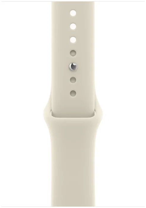 Apple Watch SE 3 GPS 44mm Starlight Aluminium Case | Sand Sport Band - M/L